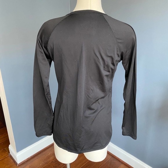 Cuddl Duds ClimateRight black long sleeve top - Picture 2 of 4